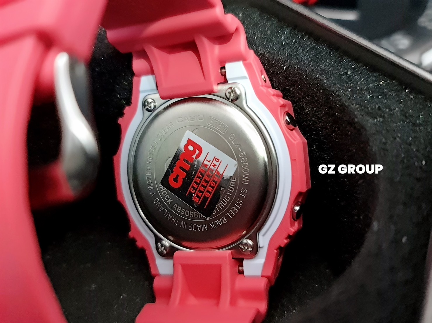 CASIO MID YEAR SALE G-SHOCK พร้อมส่ง นาฬิกาข้อมือ นาฬิกากันน้ำ นาฬิกาของแท้ ประกันศูนย์ CMG 1 ปี รุ่น GLX-5600VH-4 นาฬิกาสีชมพู