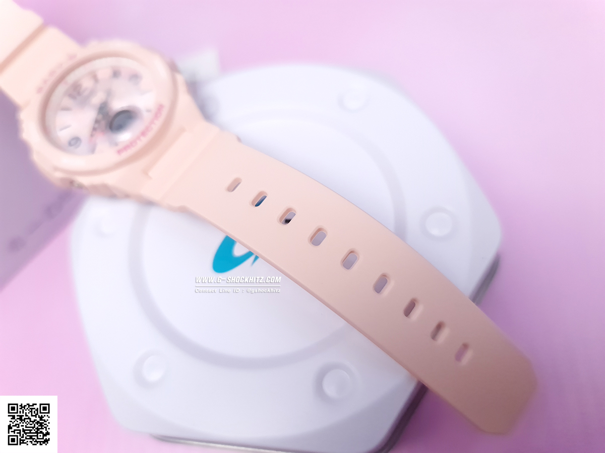 CASIO MID YEAR SALE BABY-G พร้อมส่ง นาฬิกาข้อมือ นาฬิกากันน้ำ นาฬิกาของแท้ ประกันศูนย์ CMG 1 ปี รุ่น BGA-260FL-4A นาฬิกาสีส้ม