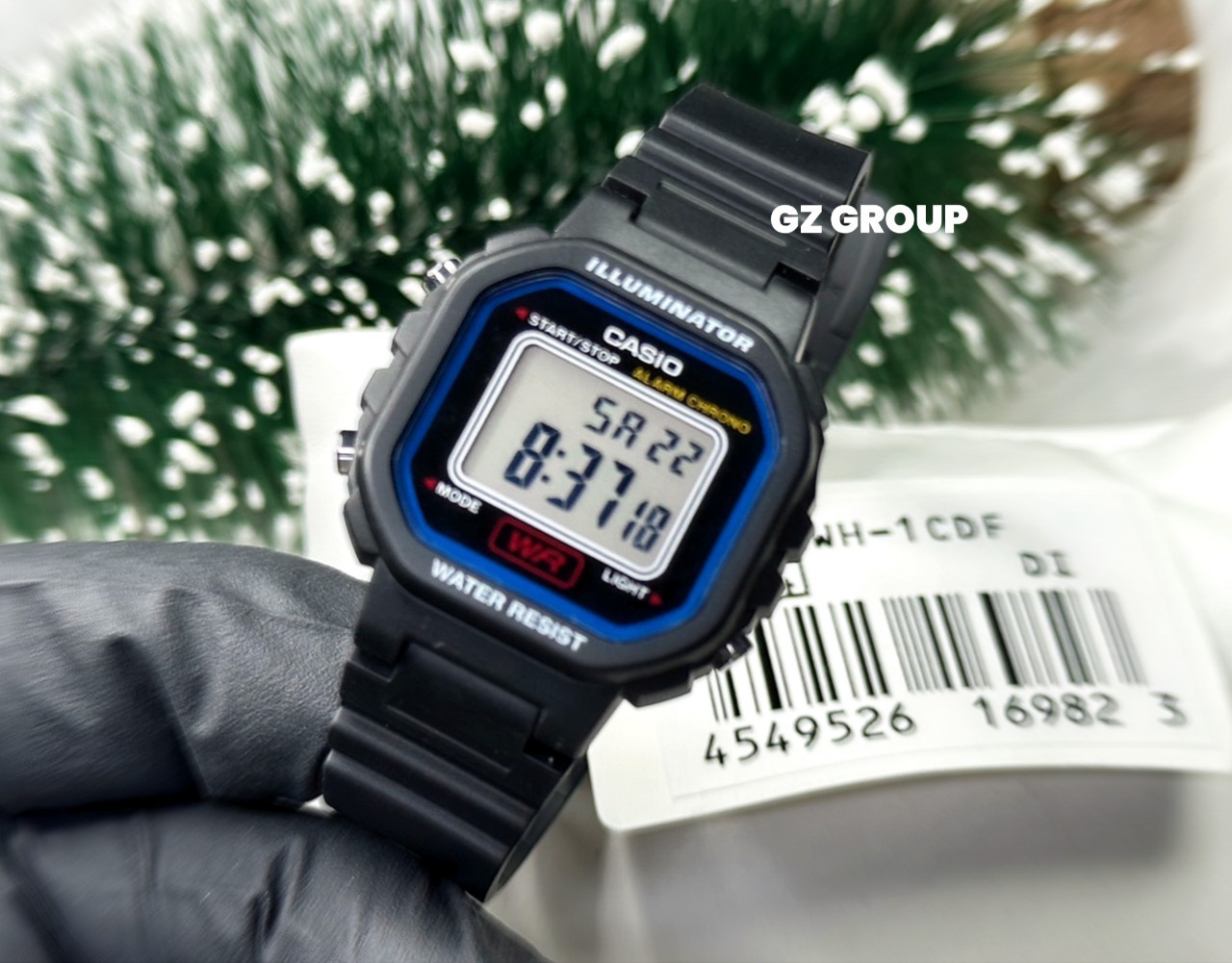 CASIO MID YEAR SALE นาฬิกาคาสิโอ พร้อมส่ง นาฬิกาข้อมือ นาฬิกากันน้ำ นาฬิกาของแท้ BTS ประกันศูนย์ CMG 1 ปี รุ่น LA-20WH-1C นาฬิกาสีดำ