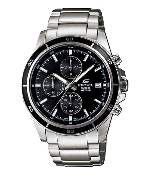 CASIO EDIFICE นาฬิกาข้อมือ นาฬิกากันน้ำ นาฬิกาของแท้ ประกันศูนย์ CMG 1 ปี รุ่น EFR-526D-1A นาฬิกาสีเงิน