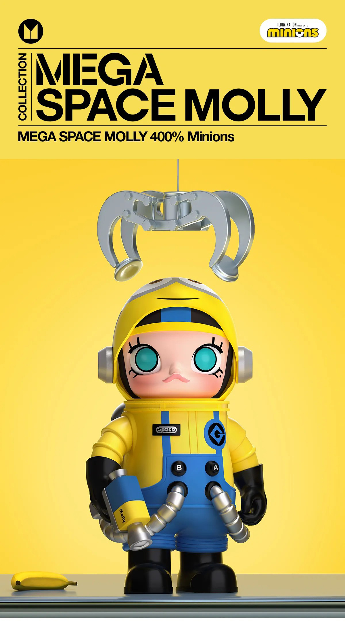 POP MART MEGA SPACE MOLLY 400% Minions