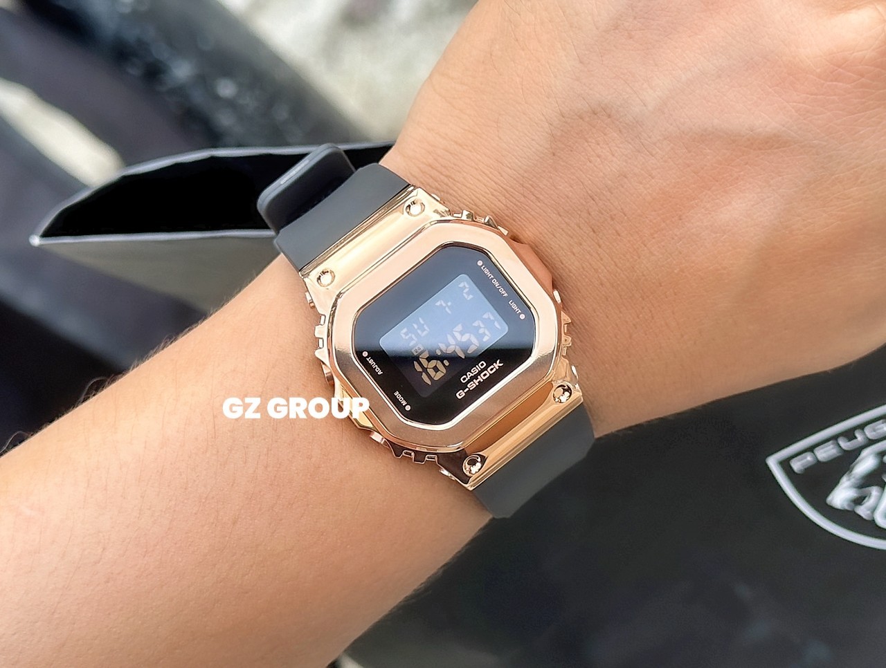 CASIO MID YEAR SALE G-SHOCK พร้อมส่ง นาฬิกาข้อมือ นาฬิกากันน้ำ นาฬิกาของแท้ ประกันศูนย์ CMG 1 ปี รุ่น GM-S5600PG-1 นาฬิกาสีดำ