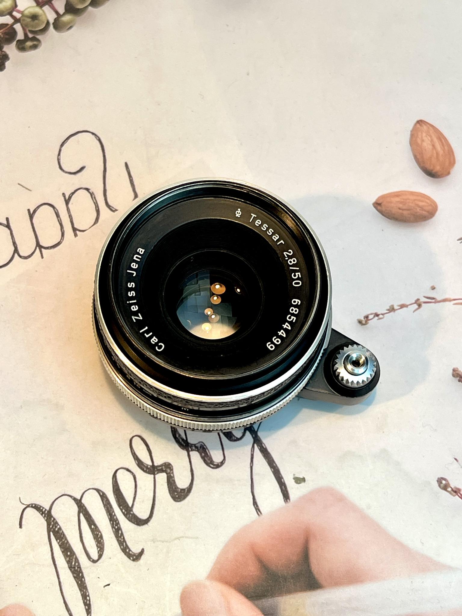 CARL ZEISS JENA TESSAR 50MM.F2.8 Q1 EXAKTA MOUNT