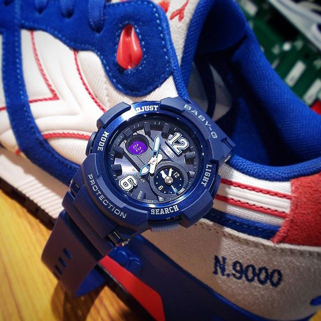 CASIO BABY-G นาฬิกาข้อมือ นาฬิกากันน้ำ นาฬิกาของแท้ ประกันศูนย์ CMG 1 ปี รุ่น BGA-210-2B2 นาฬิกาสีกรม