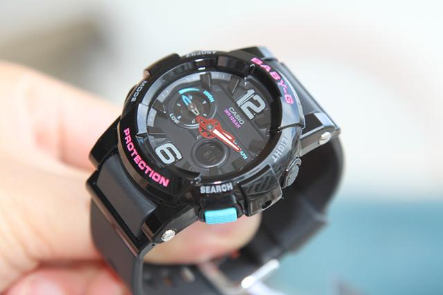 CASIO BABY-G นาฬิกาข้อมือ นาฬิกากันน้ำ นาฬิกาของแท้ ประกันศูนย์ CMG 1 ปี รุ่น BGA-180-1B นาฬิกาสีดำ