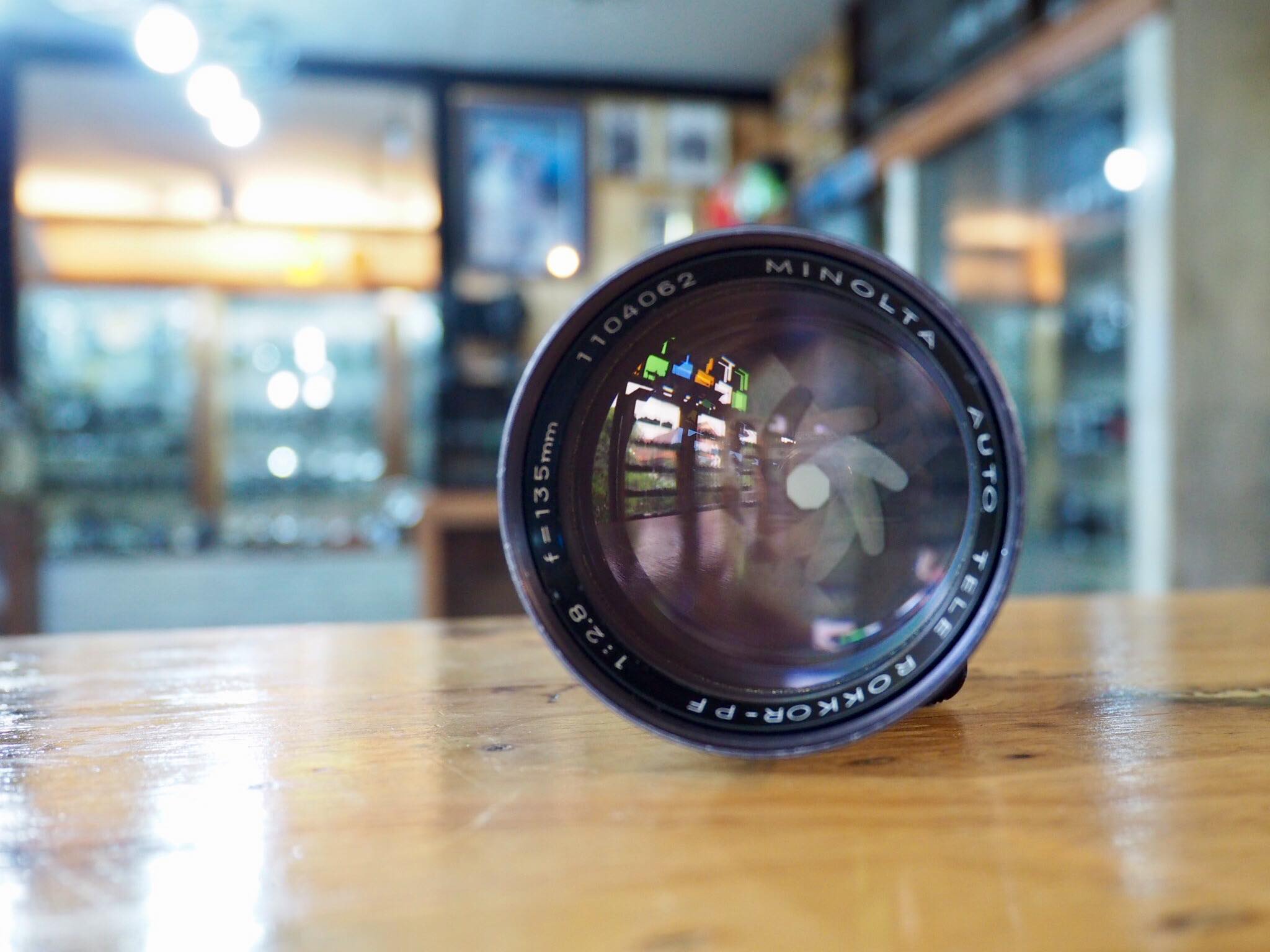 MINOLTA AUTO TELE ROKKOR-PF 135MM. F.2.8 MD MOUNT
