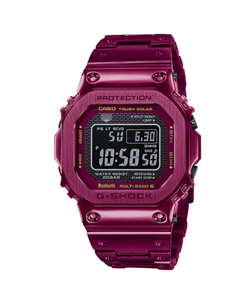 CASIO G-SHOCK นาฬิกาข้อมือ นาฬิกากันน้ำ นาฬิกาของแท้ ประกันศูนย์ CMG 1 ปี รุ่น GMW-B5000RD-4D นาฬิกาสีแดง