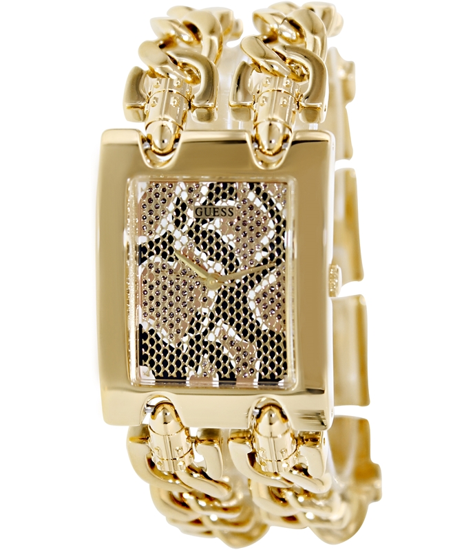 Guess U12554L1 All Gold Tone Chain Bracelet Ladies Watch