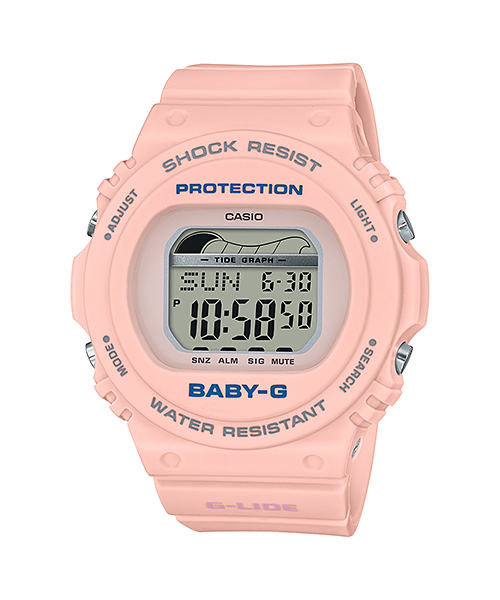 CASIO BABY-G นาฬิกาข้อมือ นาฬิกากันน้ำ นาฬิกาของแท้ ประกันศูนย์ CMG 1 ปี รุ่น BLX-570-4D นาฬิกาสีส้ม