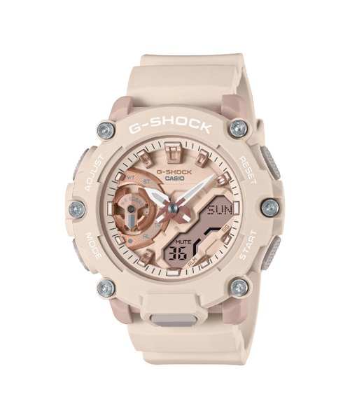 CASIO MID YEAR SALE G-SHOCK นาฬิกาข้อมือ นาฬิกากันน้ำ นาฬิกาของแท้ ประกันศูนย์ CMG 1 ปี รุ่น GMA-S2200M-4A นาฬิกาสีชมพู