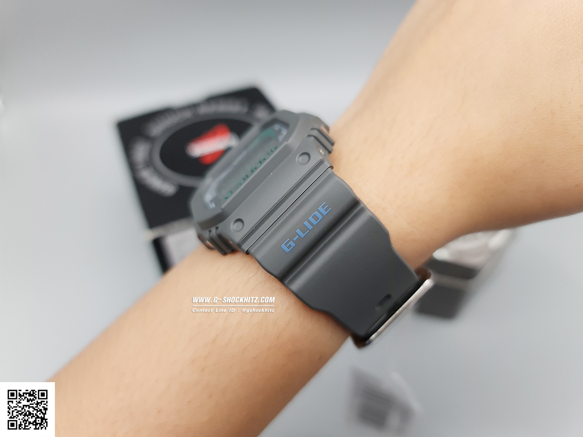 CASIO MID YEAR SALE G-SHOCK พร้อมส่ง นาฬิกาข้อมือ นาฬิกากันน้ำ นาฬิกาของแท้ ประกันศูนย์ CMG 1 ปี รุ่น GLX-5600VH-1 นาฬิกาสีเทา