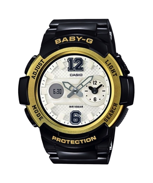 CASIO BABY-G นาฬิกาข้อมือ นาฬิกากันน้ำ นาฬิกาของแท้ ประกันศูนย์ CMG 1 ปี รุ่น BGA-210GGA-1B นาฬิกาสีดำ