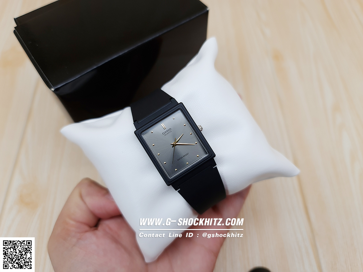 CASIO MID YEAR SALE นาฬิกาคาสิโอ พร้อมส่ง นาฬิกาข้อมือ นาฬิกากันน้ำ นาฬิกาของแท้ BTS ประกันศูนย์ CMG 1 ปี รุ่น MQ-38-8A นาฬิกาสีดำ