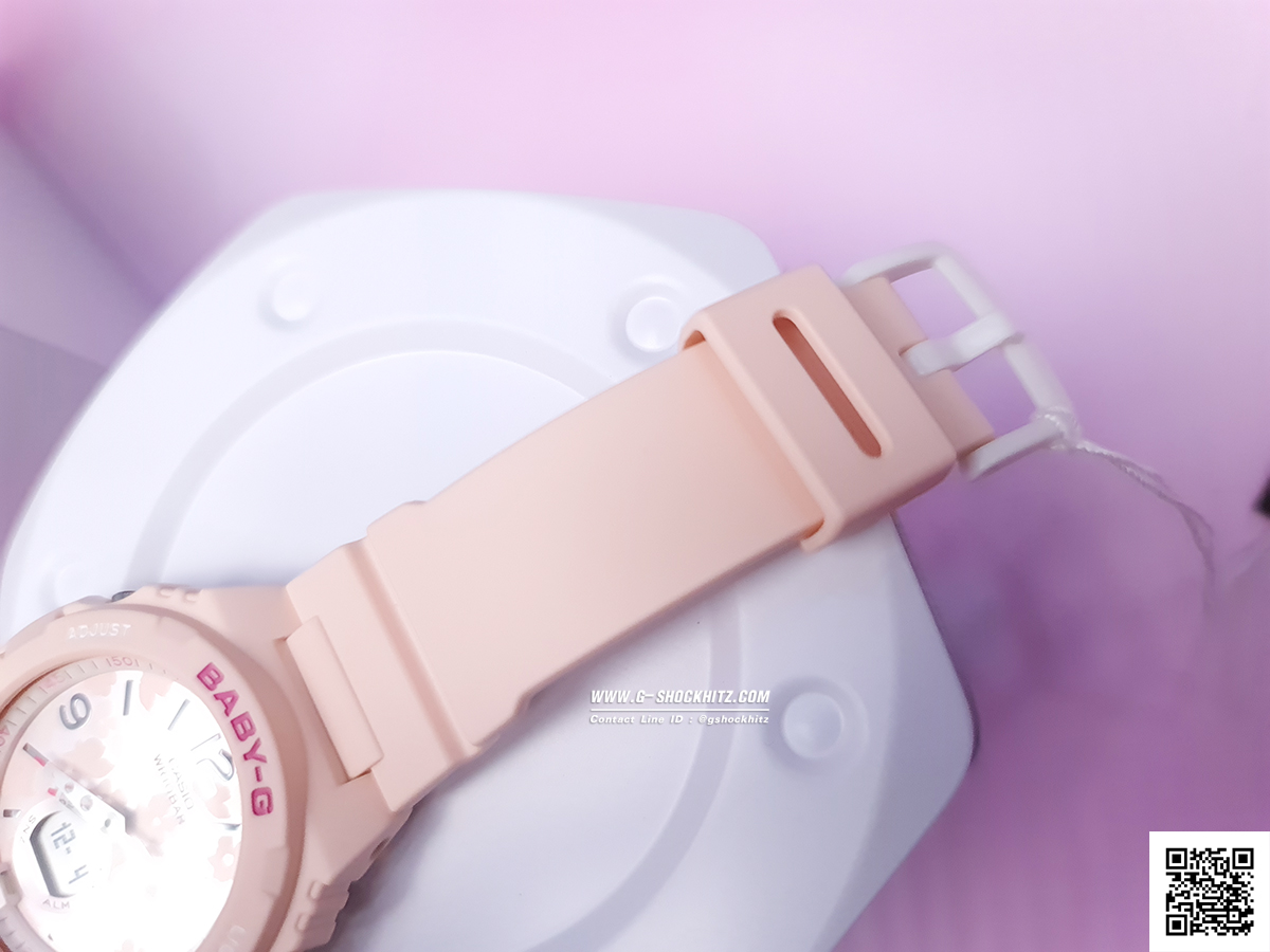 CASIO MID YEAR SALE BABY-G พร้อมส่ง นาฬิกาข้อมือ นาฬิกากันน้ำ นาฬิกาของแท้ ประกันศูนย์ CMG 1 ปี รุ่น BGA-260FL-4A นาฬิกาสีส้ม