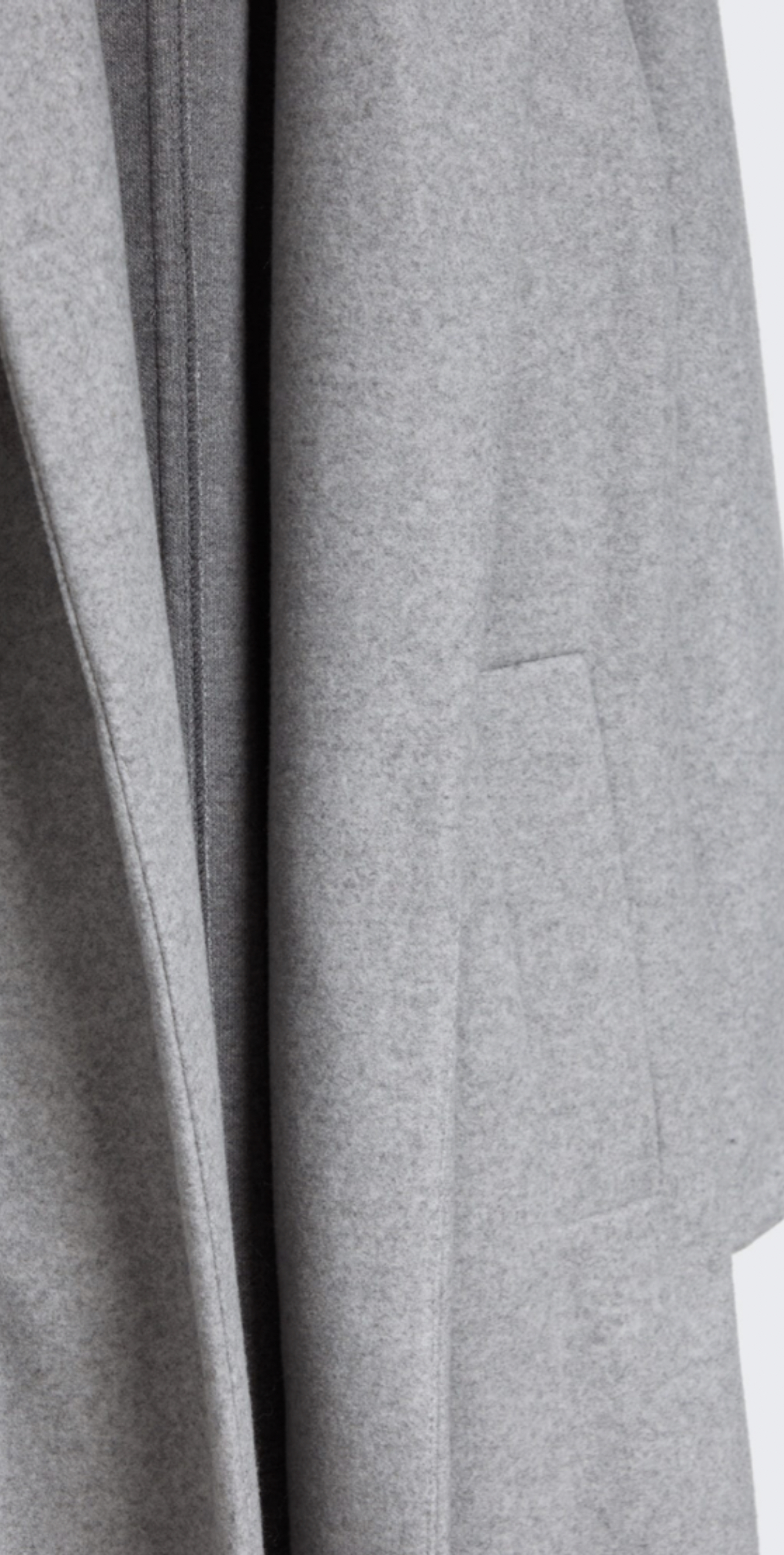 เสื้อโค้ท เสื้อโค้ทกันหนาว โค้ทวูล tailored knot coat สีเบจ แบรนด์ STRADIVARIUS สำเนา