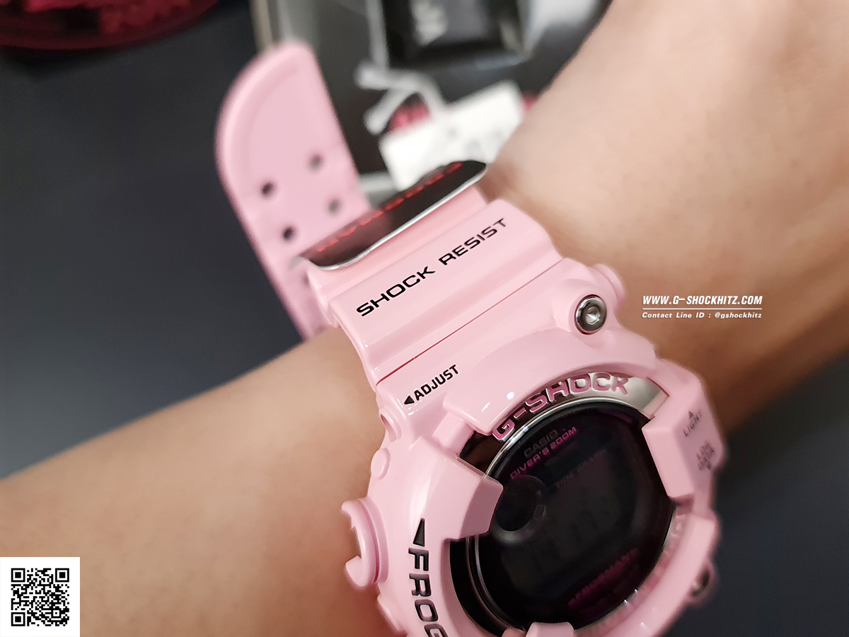 CASIO G-SHOCK นาฬิกาข้อมือ นาฬิกากันน้ำ นาฬิกาของแท้ ประกันศูนย์ CMG 1 ปี รุ่น GF-8250K-4JR นาฬิกาสีชมพู