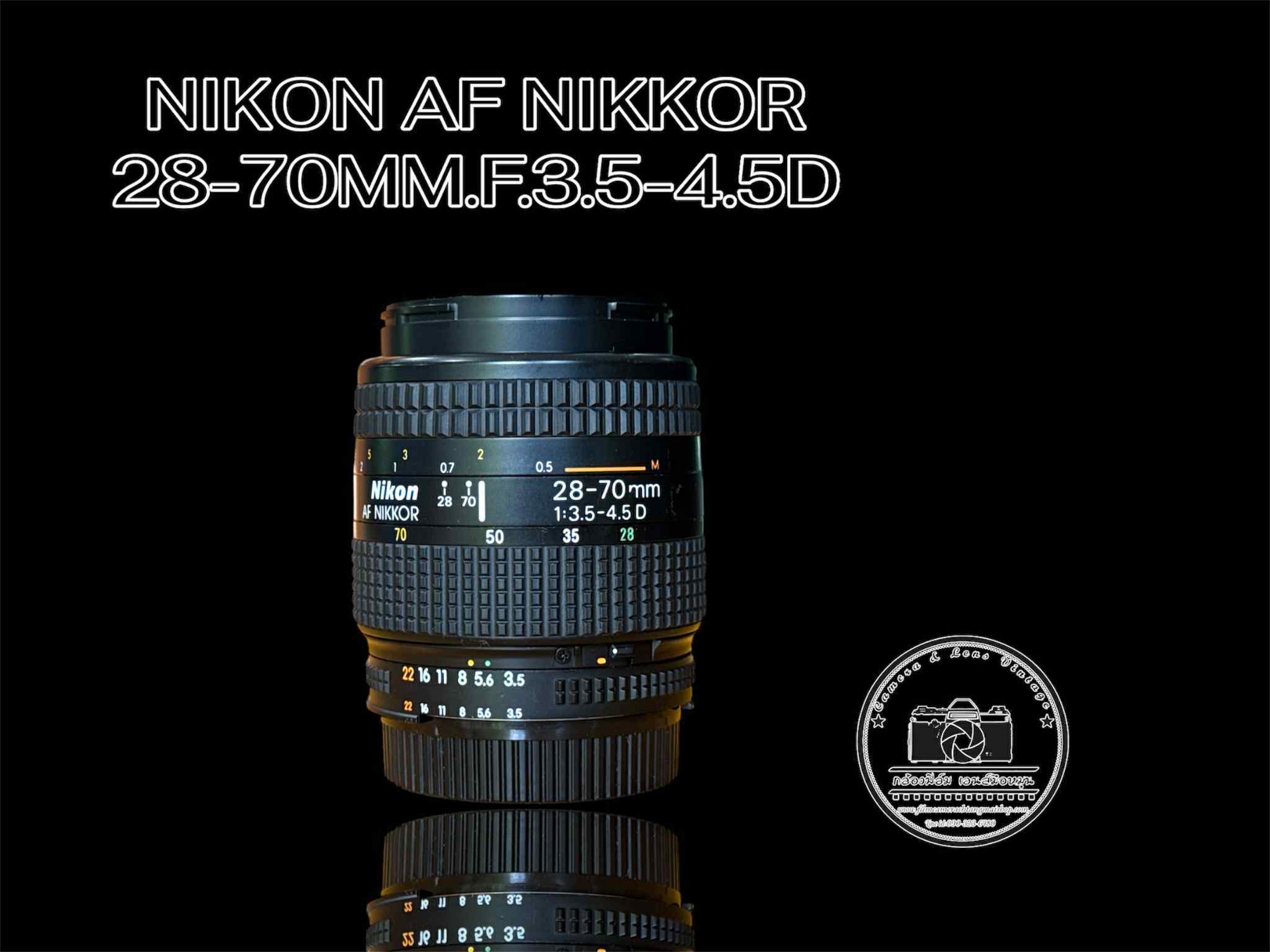 NIKON AF NIKKOR 28-70MM.F3.5-4.5D MACRO NIKON AIS MOUNT