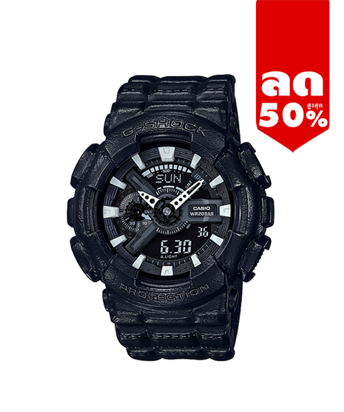 CASIO G-SHOCK นาฬิกาข้อมือ นาฬิกากันน้ำ นาฬิกาของแท้ ประกันศูนย์ CMG 1 ปี รุ่น GA-110BT-1A นาฬิกาสีดำ