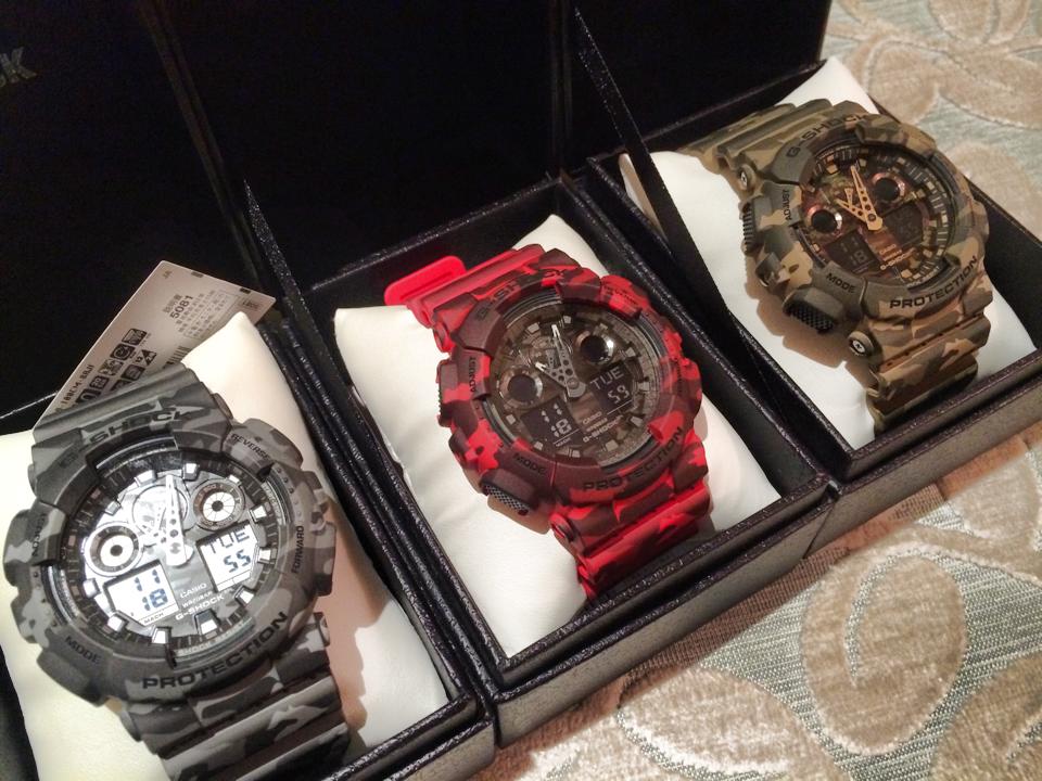 CASIO G-SHOCK นาฬิกาข้อมือ นาฬิกากันน้ำ นาฬิกาของแท้ ประกันศูนย์ CMG 1 ปี รุ่น GA-100CM-8A นาฬิกาสีเทา