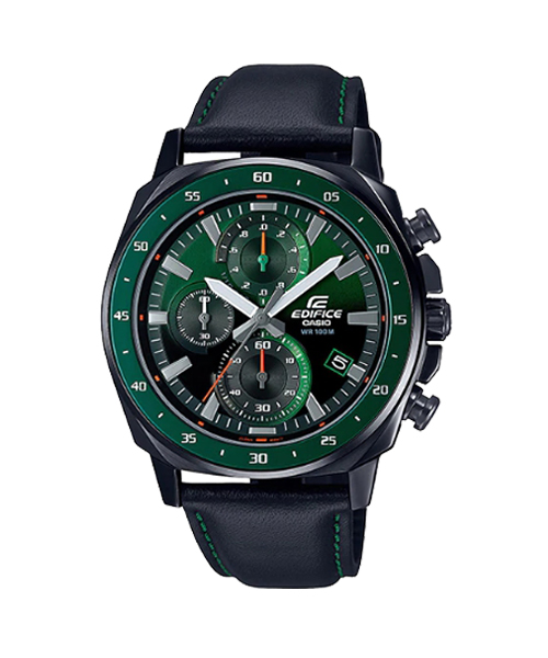 CASIO EDIFICE นาฬิกาข้อมือ นาฬิกากันน้ำ นาฬิกาของแท้ ประกันศูนย์ CMG 1 ปี รุ่น EFV-600CL-3A นาฬิกาสีดำ