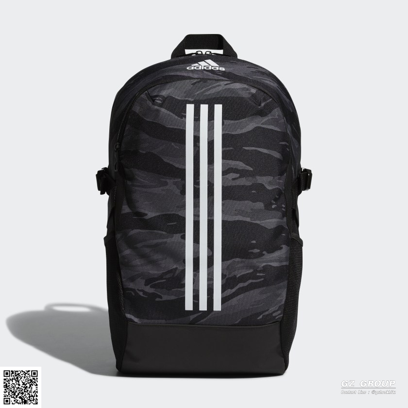 Adidas กระเป๋าเป้พิมพ์ลาย POWER สีดำ