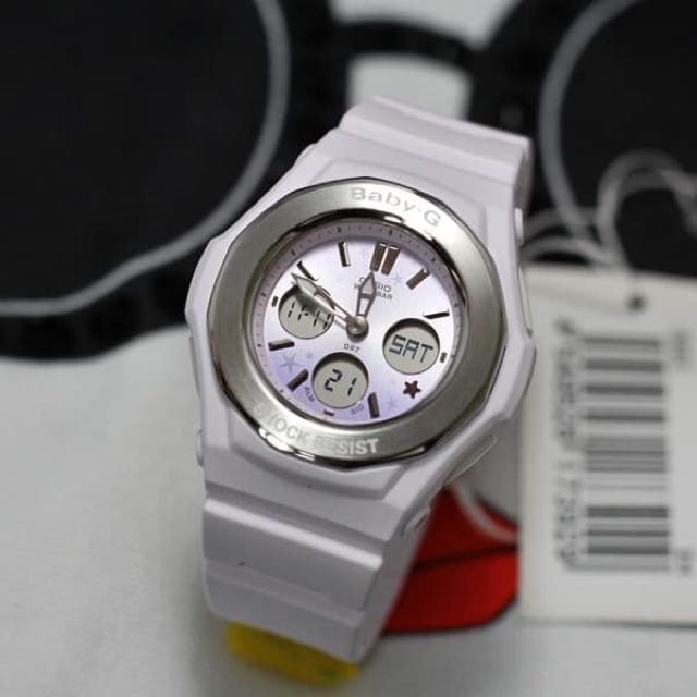 CASIO BABY-G นาฬิกาข้อมือ นาฬิกากันน้ำ นาฬิกาของแท้ ประกันศูนย์ CMG 1 ปี รุ่น BGA-100ST-7A นาฬิกาสีขาว