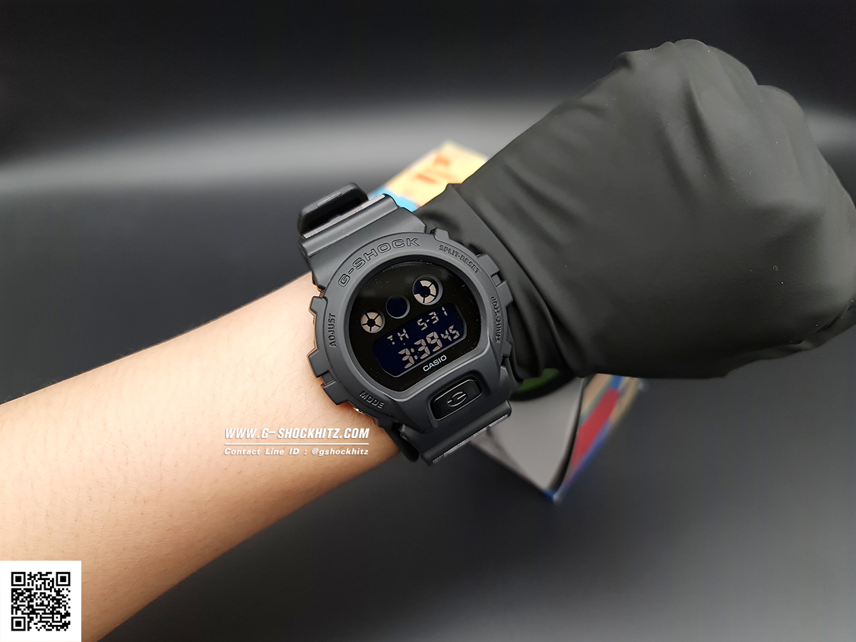 CASIO MID YEAR SALE G-SHOCK พร้อมส่ง นาฬิกาข้อมือ นาฬิกากันน้ำ นาฬิกาของแท้ ประกันศูนย์ CMG 1 ปี รุ่น DW-6900BBA-1STCR LIMITED นาฬิกาสีดำ