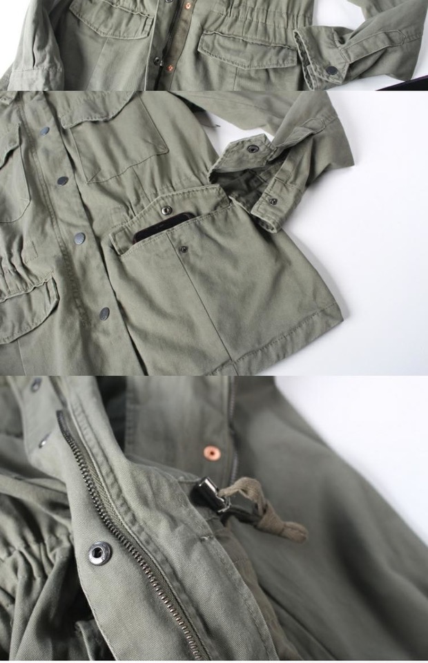 A.n.a (a new approach) เสื้อทหาร เสื้อฮู้ดเขียวทหาร เสื้อนอกแนวทหาร แบรนด์ A.n.a (a new approach) แพทเทินสวย เท่ห์มาก คะ Size S/M/L/XL สำเนา สำเนา สำเนา เขียว
