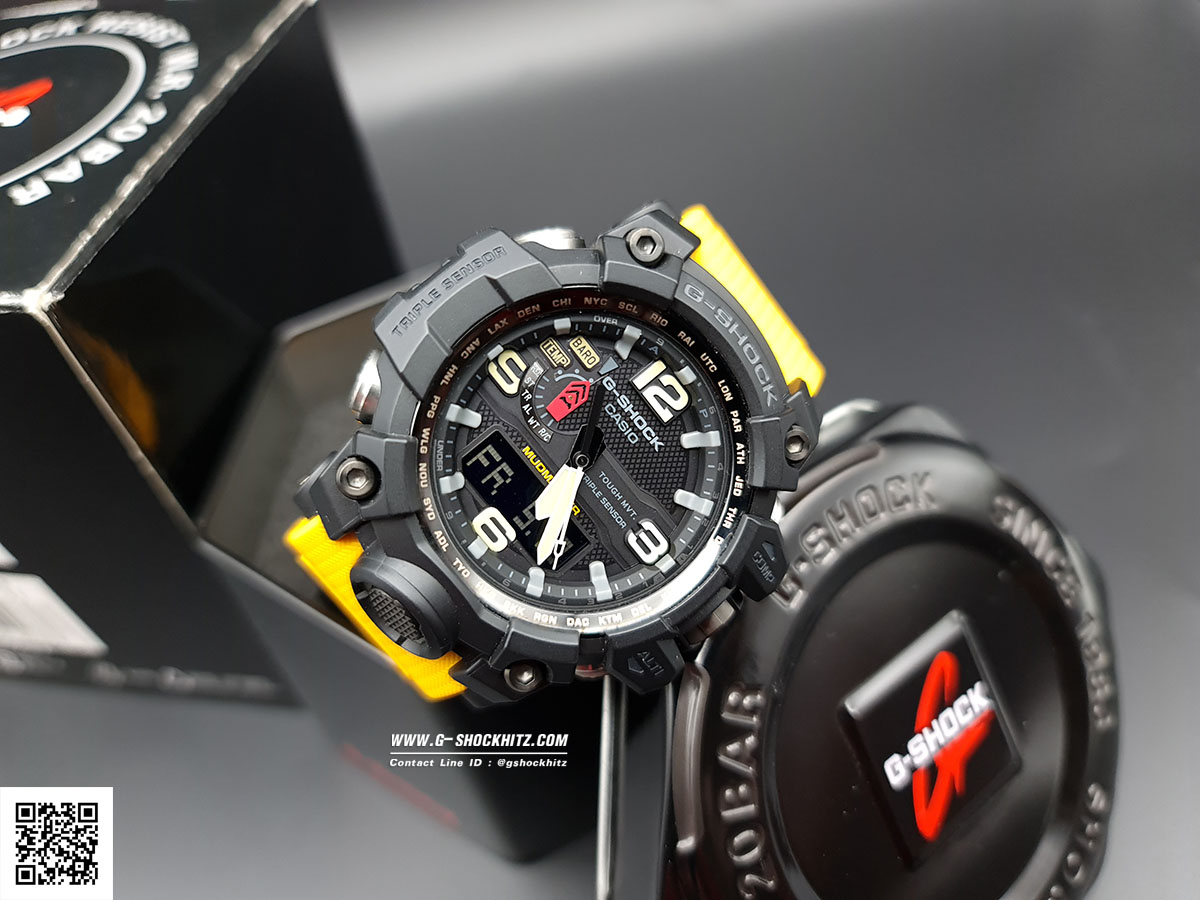 CASIO G-SHOCK นาฬิกาข้อมือ นาฬิกากันน้ำ นาฬิกาของแท้ ประกันศูนย์ CMG 1 ปี รุ่น GWG-1000-1A9 นาฬิกาสีดำ