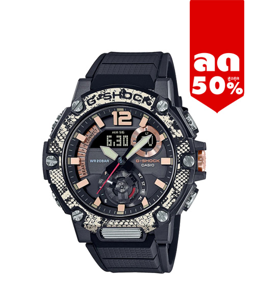 CASIO G-SHOCK นาฬิกาข้อมือ นาฬิกากันน้ำ นาฬิกาของแท้ ประกันศูนย์ CMG 1 ปี รุ่น GST-B300WLP-1A นาฬิกาสีดำ