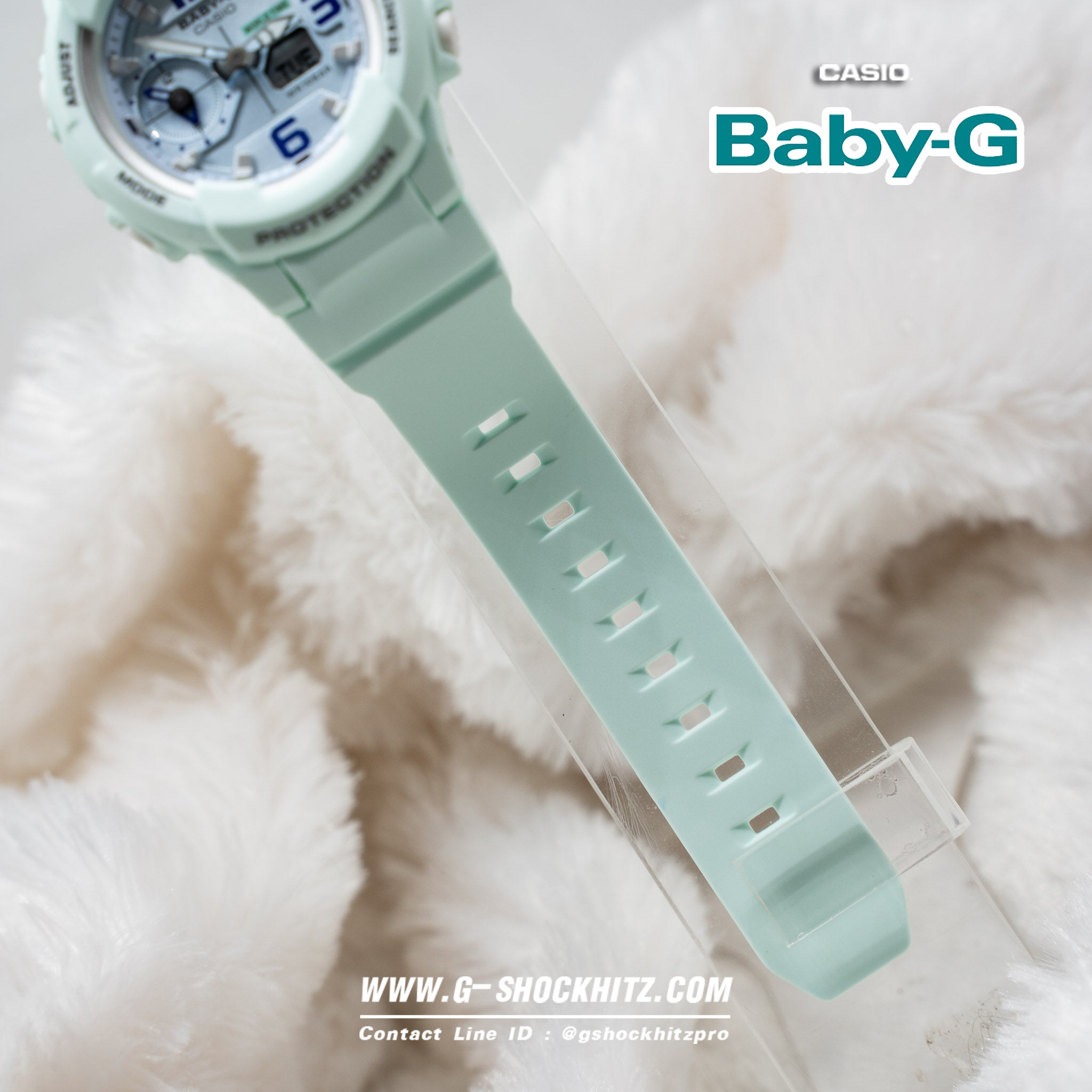CASIO BABY-G นาฬิกาข้อมือ นาฬิกากันน้ำ นาฬิกาของแท้ ประกันศูนย์ CMG 1 ปี รุ่น BGA-230SC-3B นาฬิกาสีฟ้า