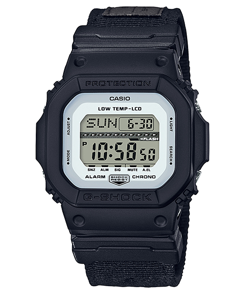 CASIO G-SHOCK นาฬิกาข้อมือ นาฬิกากันน้ำ นาฬิกาของแท้ ประกันศูนย์ CMG 1 ปี รุ่น GLS-5600CL-1 นาฬิกาสีดำ
