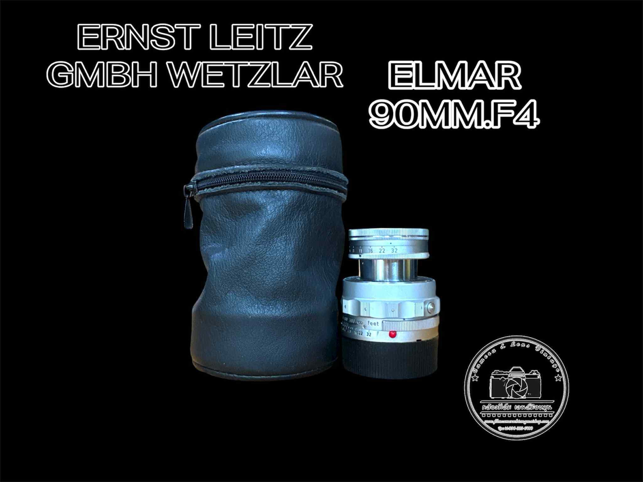 ERNST LEITZ GMBH WETZLAR ELMAR 90MM.F4 LEICA M MOUNT