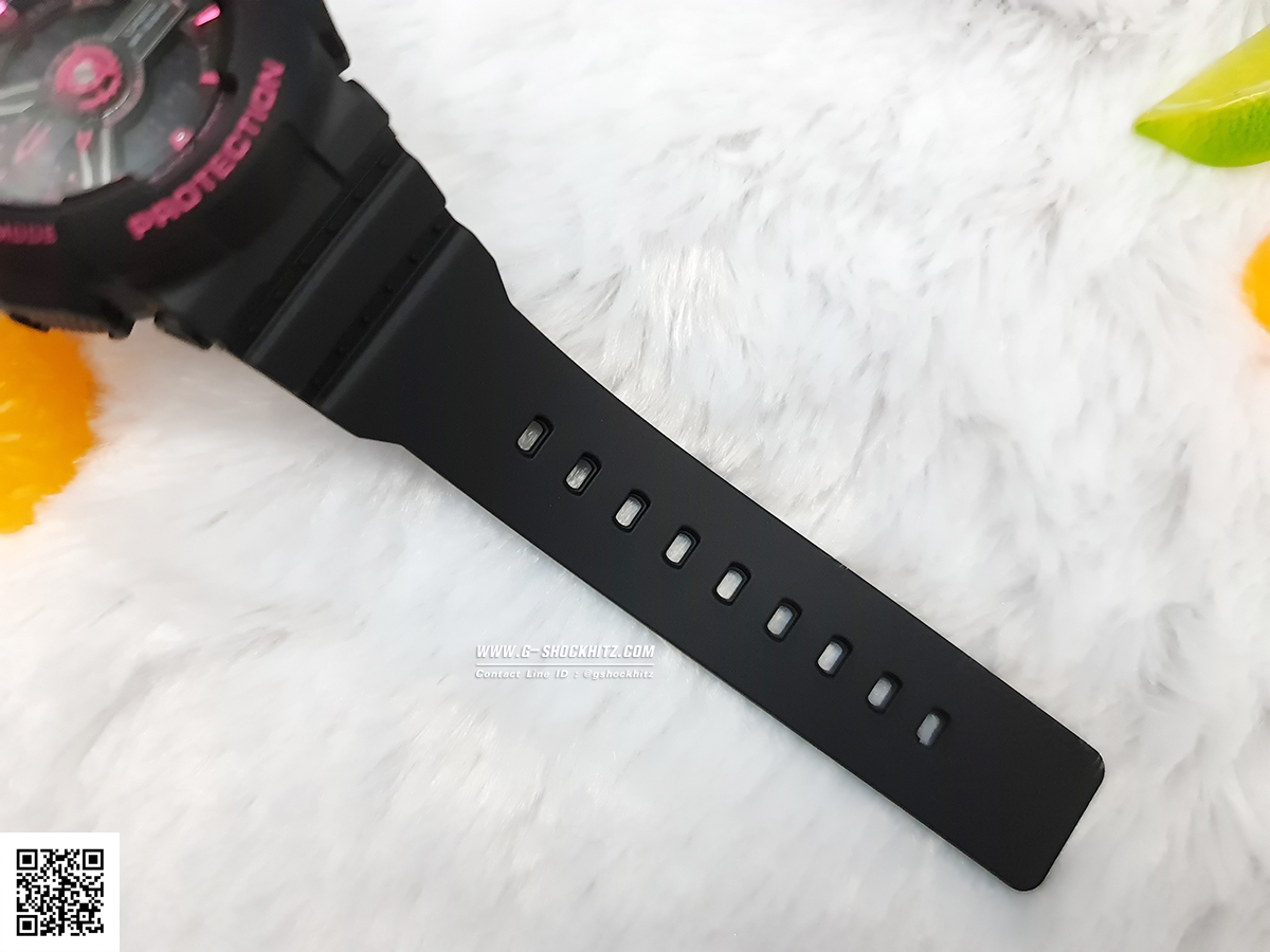 CASIO BABY-G นาฬิกาข้อมือ นาฬิกากันน้ำ นาฬิกาของแท้ ประกันศูนย์ CMG 1 ปี รุ่น BA-111-1A นาฬิกาสีดำ