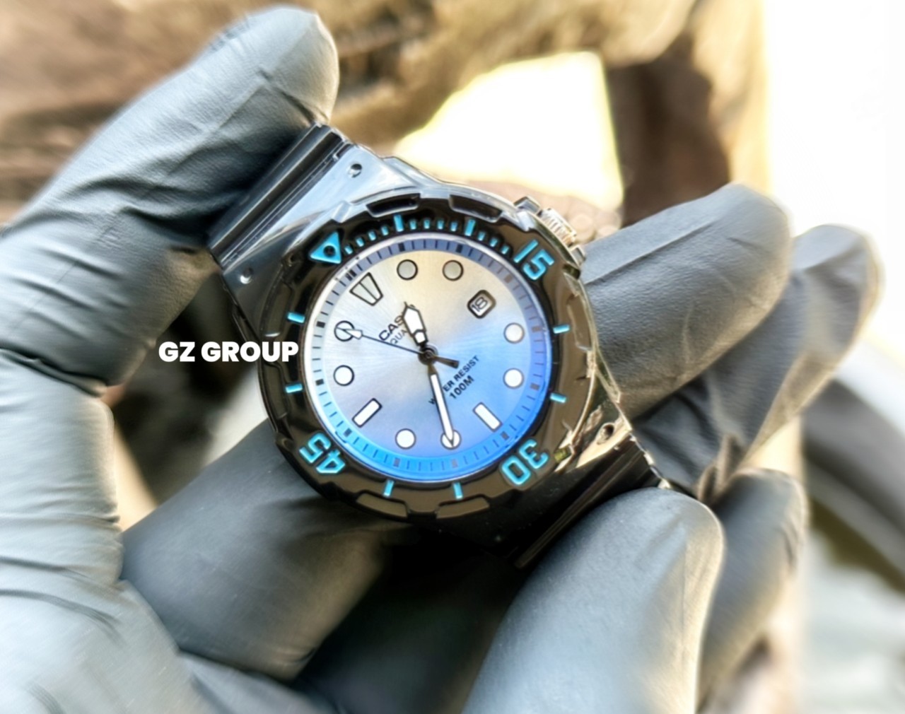 CASIO MID YEAR SALE นาฬิกาคาสิโอ พร้อมส่ง นาฬิกาข้อมือ นาฬิกากันน้ำ นาฬิกาของแท้ BTS ประกันศูนย์ CMG 1 ปี รุ่น LRW-200H-2E นาฬิกาสีดำ