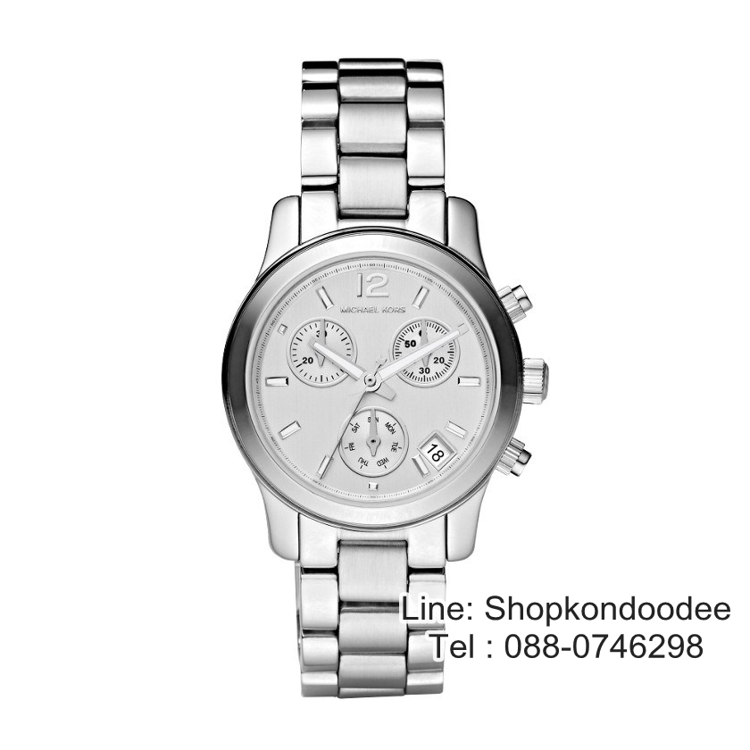 **พร้อมส่ง**นาฬิกาข้อมือ Michael Kors รุ่น MK5428 Michael Kors Women's MK5428 Runway Silver Watch