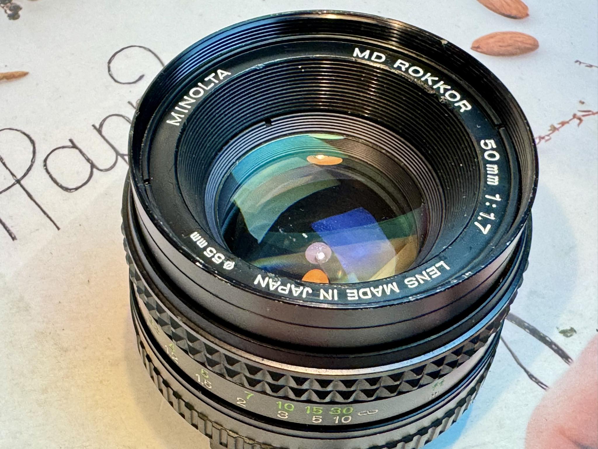 MINOLTA MD ROKKOR 50MM F1.7 MD MOUNT