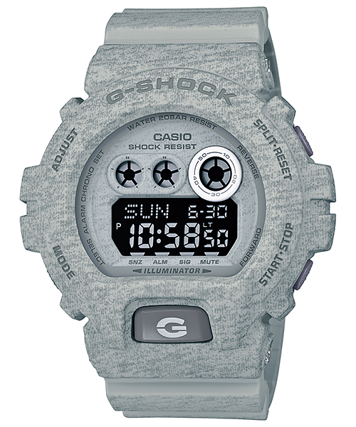 CASIO G-SHOCK นาฬิกาข้อมือ นาฬิกากันน้ำ นาฬิกาของแท้ ประกันศูนย์ CMG 1 ปี รุ่น GD-X6900HT-8 นาฬิกาสีเทา
