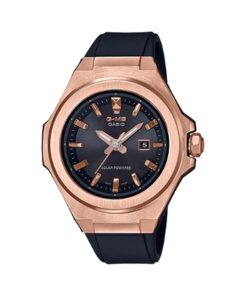 CASIO G-MS นาฬิกาข้อมือ นาฬิกากันน้ำ นาฬิกาของแท้ ประกันศูนย์ CMG 1 ปี รุ่น MSG-S500G-1A นาฬิกาสีดำ