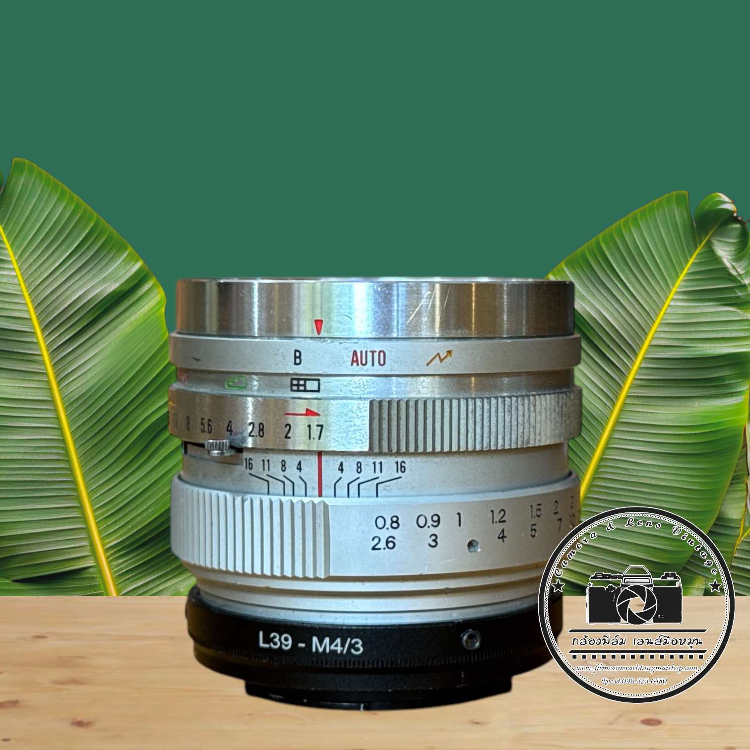 YASHICA YASHINON-DX 45MM.F1.7 FOR M4/3 MOUNT