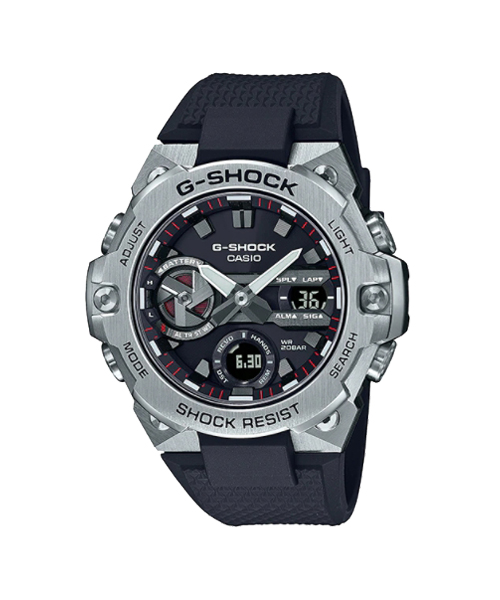 CASIO G-SHOCK นาฬิกาข้อมือ นาฬิกากันน้ำ นาฬิกาของแท้ ประกันศูนย์ CMG 1 ปี รุ่น GST-B400-1A นาฬิกาสีดำ