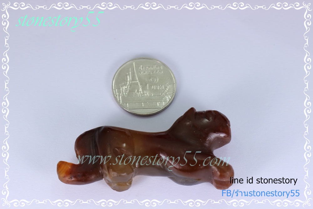 อาเกต แกะรูปเสือ(ขายแล้ว)