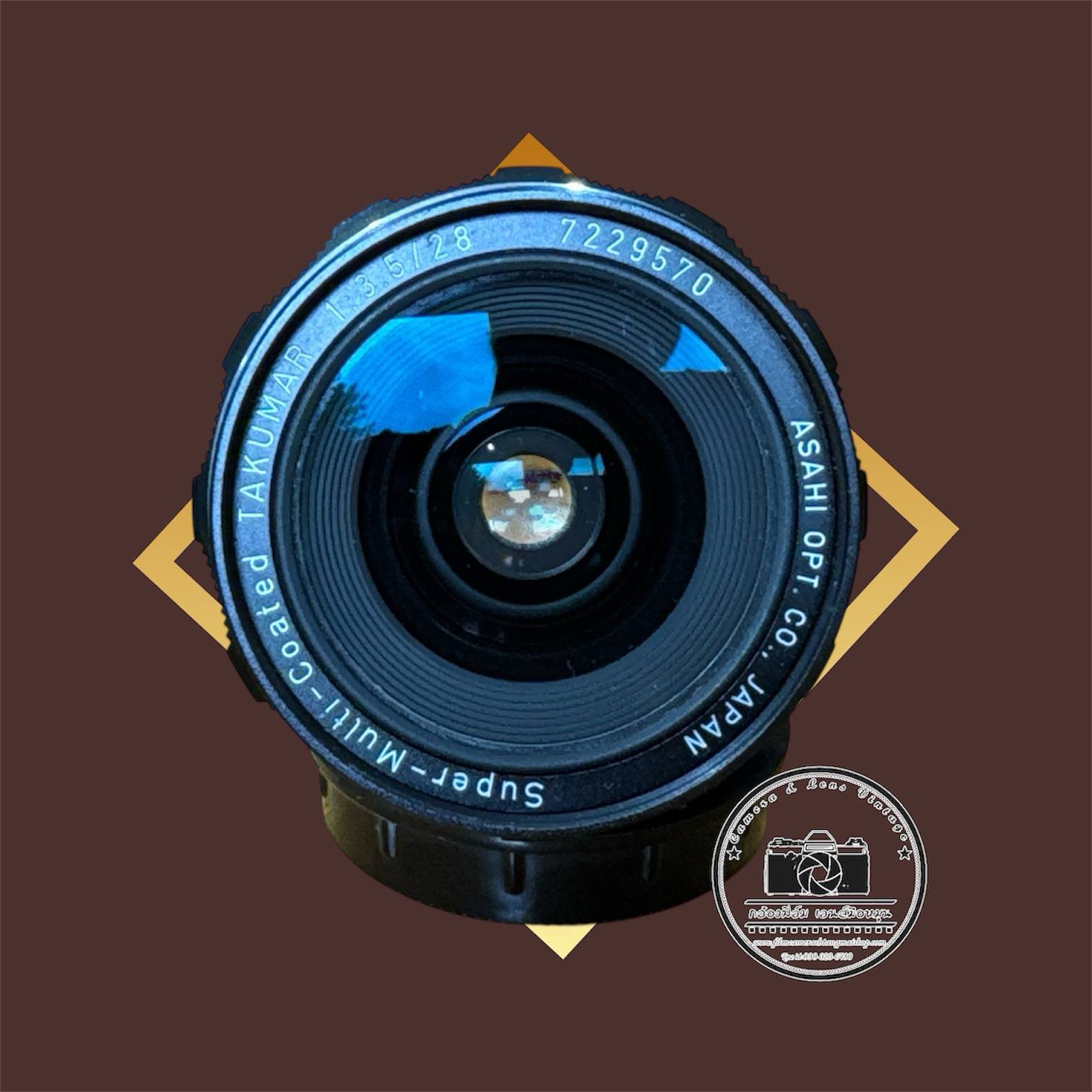 SUPER MULTI COATED TAKUMAR 28MM.F3.5 M42 MOUNT