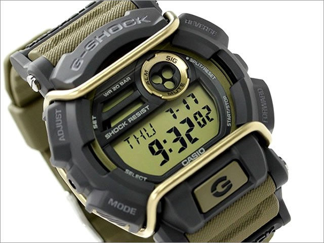 CASIO G-SHOCK นาฬิกาข้อมือ นาฬิกากันน้ำ นาฬิกาของแท้ ประกันศูนย์ CMG 1 ปี รุ่น GD-400-9 นาฬิกาสีน้ำตาล