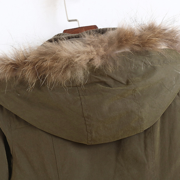 Cecil mc bee เสื้อโค้ทฮู้ดกันหนาว เสื้อปาร์กา parka สีเขียว แบรนด์ Cecil Mabee (ขนอุ่นลายเสือถอดด้านค่ะ & เฟอร์ถอดได้ค่ะ) เขียว