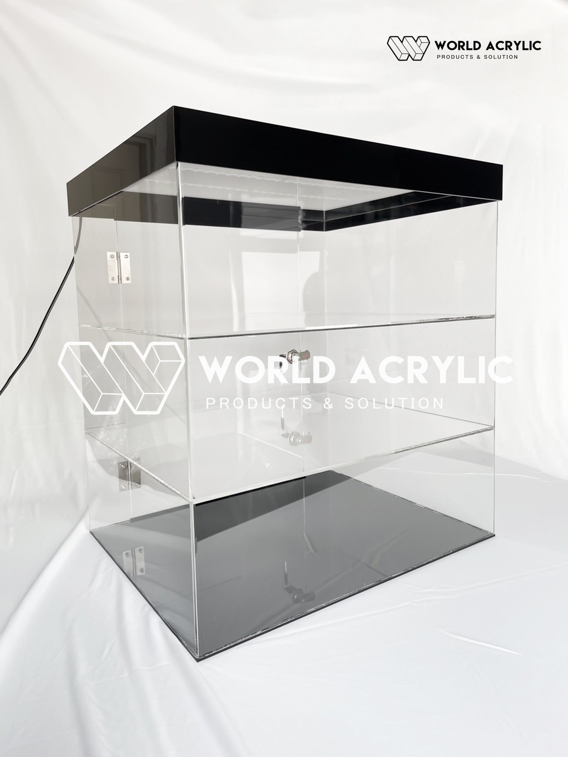 ตู้โชว์อะครีลิคมีไฟ