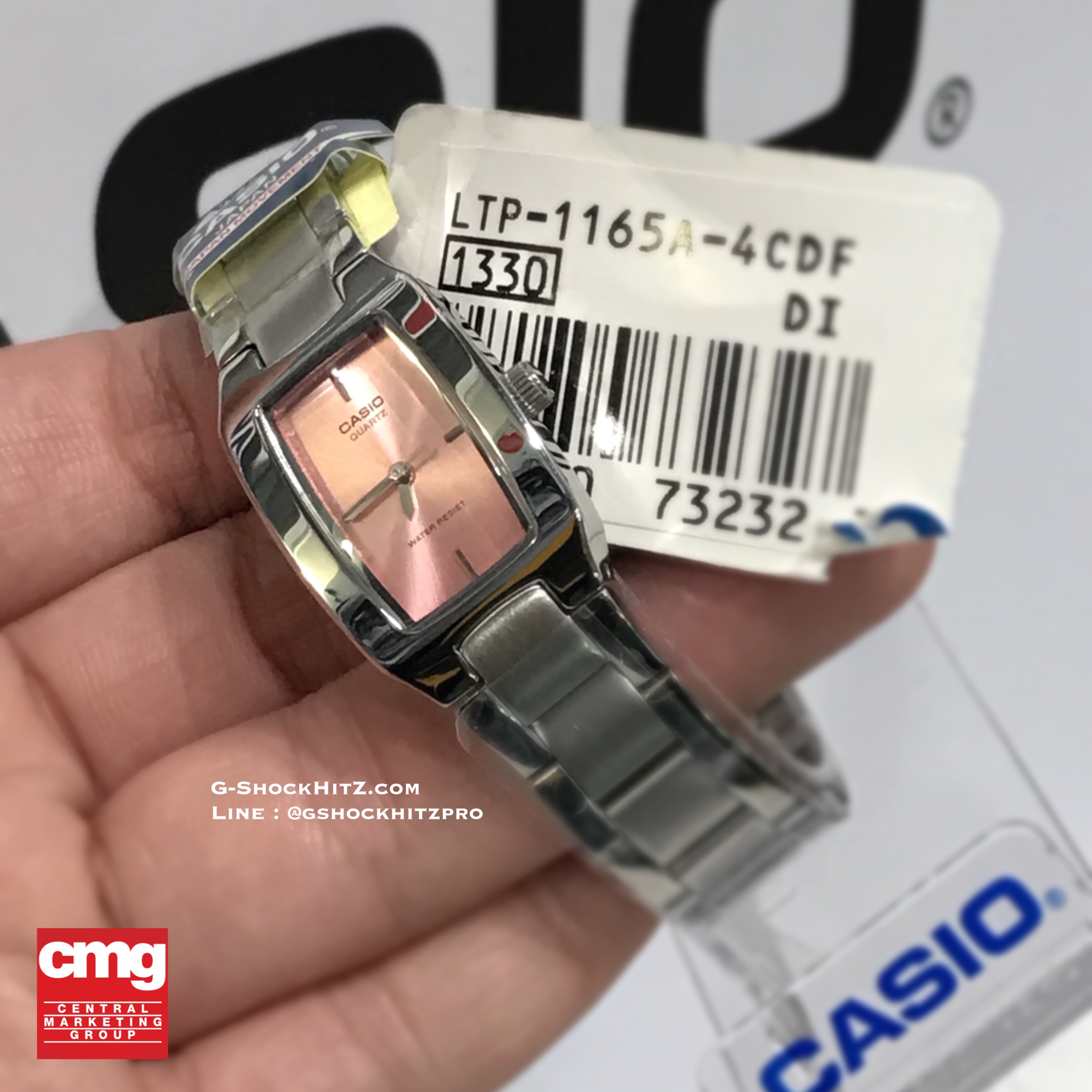 CASIO MID YEAR SALE นาฬิกาคาสิโอ พร้อมส่ง นาฬิกาข้อมือ นาฬิกากันน้ำ นาฬิกาของแท้ BTS ประกันศูนย์ CMG 1 ปี รุ่น LTP-1165A-4C นาฬิกาสีเงิน