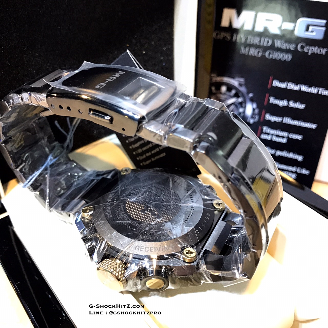 CASIO MID YEAR SALE G-SHOCK พร้อมส่ง นาฬิกาข้อมือ นาฬิกากันน้ำ นาฬิกาของแท้ ประกันศูนย์ CMG 1 ปี รุ่น MRG-G1000B-1A4 นาฬิกาสีดำ