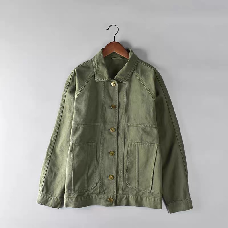 Zara เสื้อนอก เสื้อแจ็คเก็ต ผู้ชาย เขียวทหาร Zara งานสวย เท่ห์ คะ Size L/XL/XXL เขียว