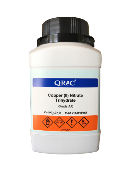 Copper (II) Nitrate Trihydrate (Cupric Nitrate), AR 500 g. QReC™